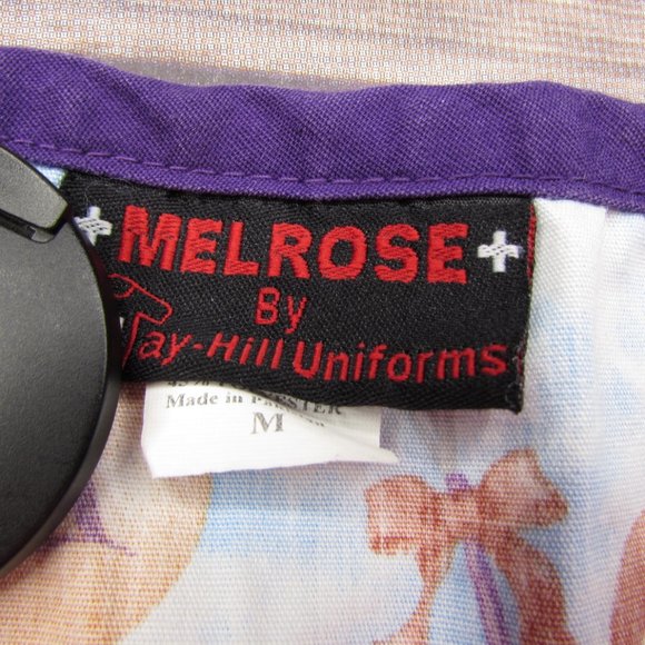 Melrose Love Balloons Medium Scrub Top - Picture 3 of 7